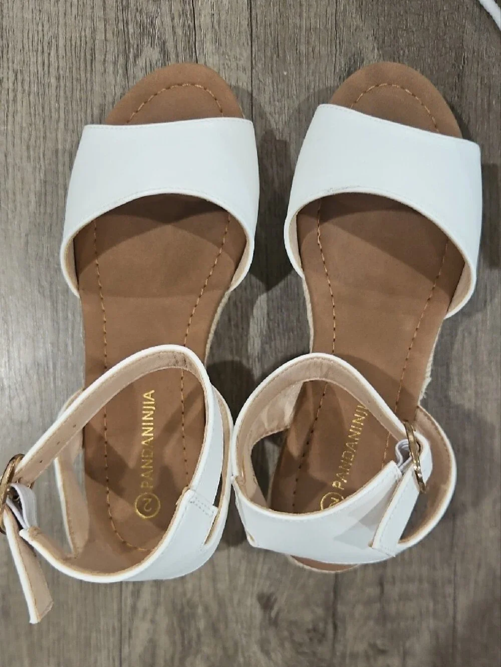 Pandaninjia white espadrille
